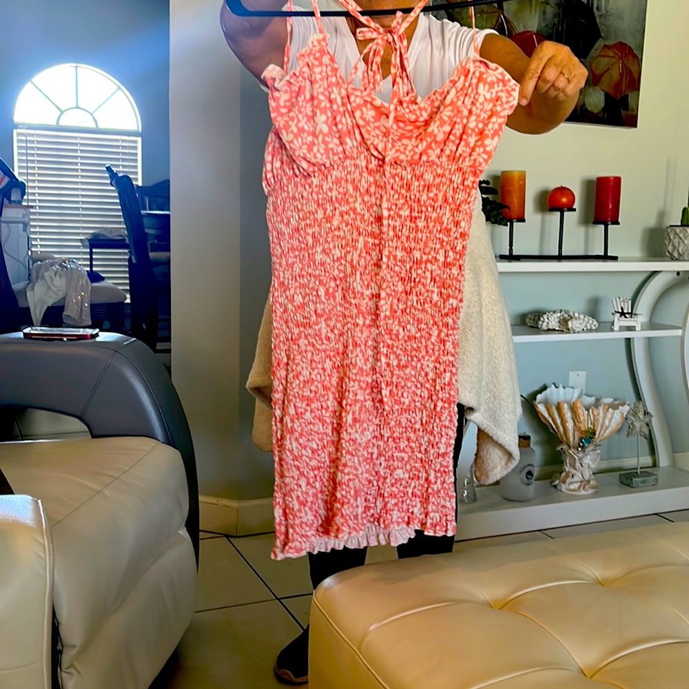 Flower dress tight